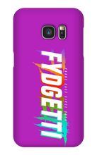 FYDGETTI White Text Design Samsung Phone Case