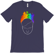 T Shirt - Rainbow Flames