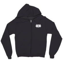 7,62 Harmonie zip-up-hoodie Logo weiß