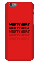Wertywert iPhone Phone Cases