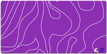 locxx squiggly purple XXL Gaming Mousepad