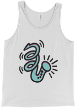 Blue loopy Tank Top