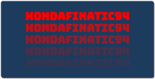 hondafinatic94 XXL Gaming Mousepad