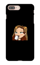 ladymanolo Sips Tea iPhone Phone Cases