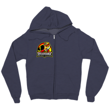 zip-up-hoodie Quacker sword logo