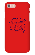 DRAMA iPhone Phone Cases