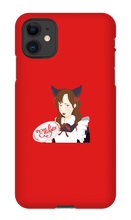 Disappointed Maidgato iPhone Phone Cases