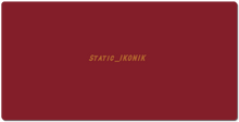 static_ikonik XXL Gaming Mousepad