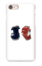 Red and Blue iPhone Phone Cases