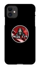 iPhone Phone Case with Mies_TTV Logo