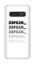 Z3FG1R_ Black Text Samsung Cases
