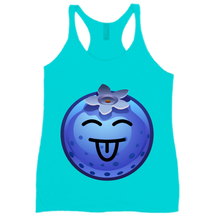 Blueberry tanktop-women-racerback