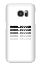 Nano_Dolven's Samsung Phone Cases Black Text