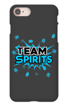 Team Spirits Blue Theme iPhone Phone Cases