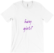 hey girl T-Shirt (schwarz/weiß)