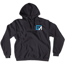 GullAbyss Hoodie Blue/White logo (No-Zip/Pullover)