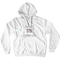 TOP TEXT BOTTOM TEXT pullover hoodie