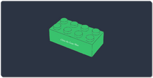 Brick Huge Mousepad 18"x36"