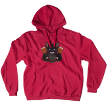 Cartoony Design Hoodie (No-Zip/Pullover)