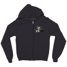 Cat and Dog zip-up-hoodie