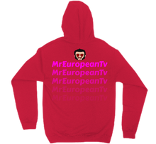 MrEuropeanTv hoodie-Logo on back