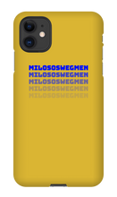 MILOSOSWEGMEN Iphone case (Blue)