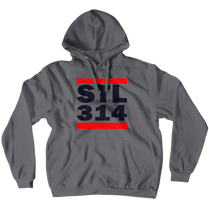 STL-314 Blk Hoodies (No-Zip/Pullover)