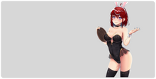 Bunny Cerise XXL Gaming Mousepad