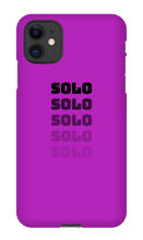Fading Solo Text iPhone Phone Cases