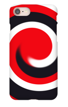 zelq red fluid v2 iPhone Phone Cases