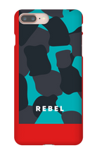 REBEL Cyan iPhone Case