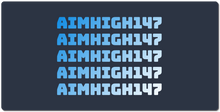 aimhigh147 XXL Gaming Mousepad