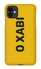 O Xabi iPhone Phone Cases - Logo OXabi Black
