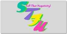 Tell that Negativity XXL Gaming Mousepad
