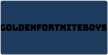 goldenfortniteboys XXL Gaming Mousepad
