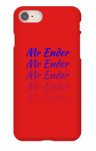 Mr Ender Faded iPhone Cases