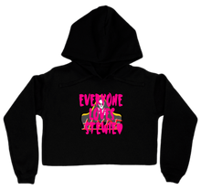 everyone loves stewie hoodie-women-cropped