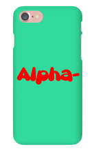 Alpha- iPhone Phone Case