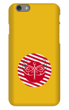 Fae's Xmas iPhone Case Candy Cane Red