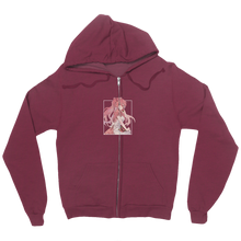 Strawberry Dress Zip Up Hoodie