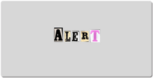 Alert Scrapbook XXL Mousepad!