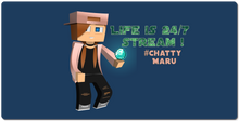 ChattyMaru XXL Gaming Mousepad LIFE