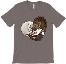 Playera de corazón de la trifuerza Miaou