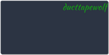 ducttapewolf XXL Gaming Mousepad