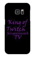 King of Twitch Samsung Schutzhülle (schwarz/weiß)