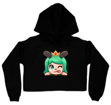 wink women's cropped hoodie