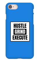 HUSTLE GRIND EXECUTE iPhone Phone Cases