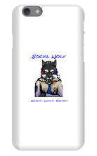 socialwolfme iPhone Phone Cases