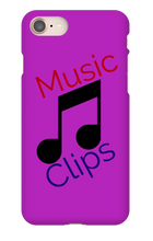 music clips iPhone Phone Cases
