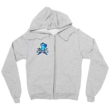 chopstickLizard zip-up-hoodie